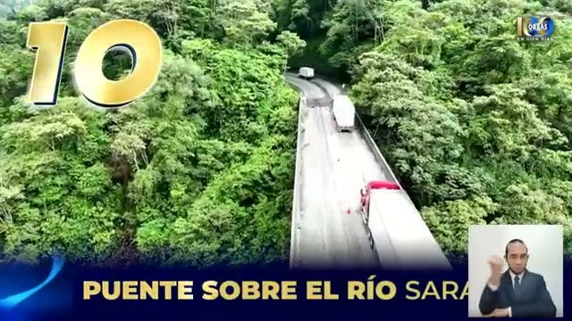 Placa 010: Puente sobre el río Sarapiquí