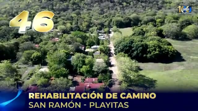 Placa 046: Rehabilitación de camino San Ramón - Playitas